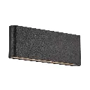 Led fasādes gaismeklis NORDLUX KINVER 26, 10W 800lm, melns