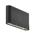 Led fasādes gaismeklis NORDLUX KINVER, 8.5W 285lm, melns