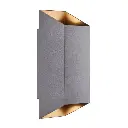 Led fasādes gaismeklis NORDLUX NICO SQUARE 22, 35W GU10, antracīta