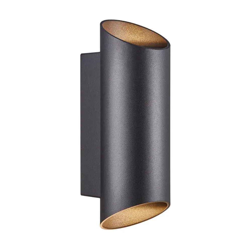 Led fasādes gaismeklis NORDLUX NICO ROUND 22, 35W GU10, melns