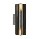 Led fasādes gaismeklis NORDLUX ALUDRA DOUBLE, 15W E27, antracīta