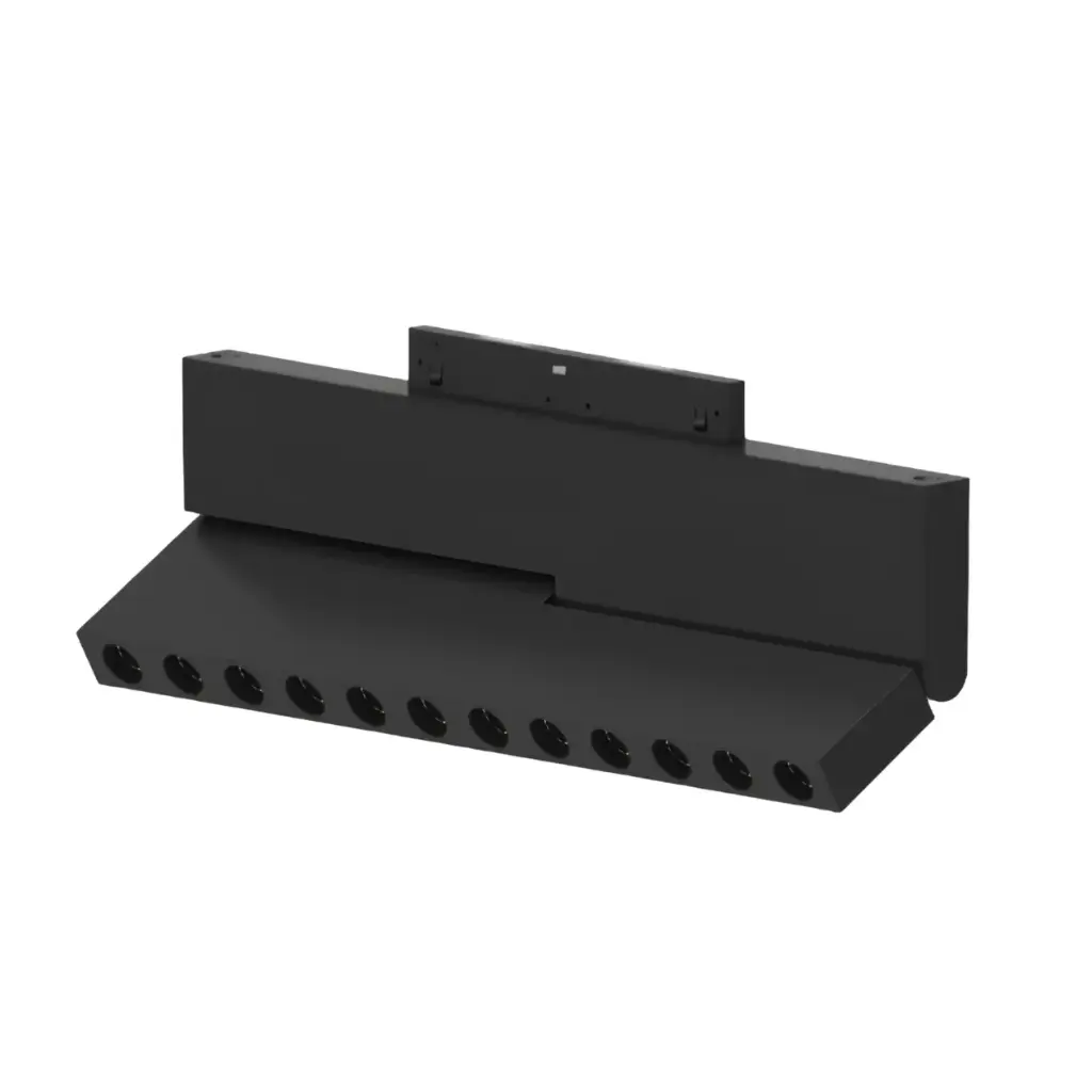 TOPE LED grozāms gaismeklis ar punktveida difuzoru TEIDE, 12W, melns