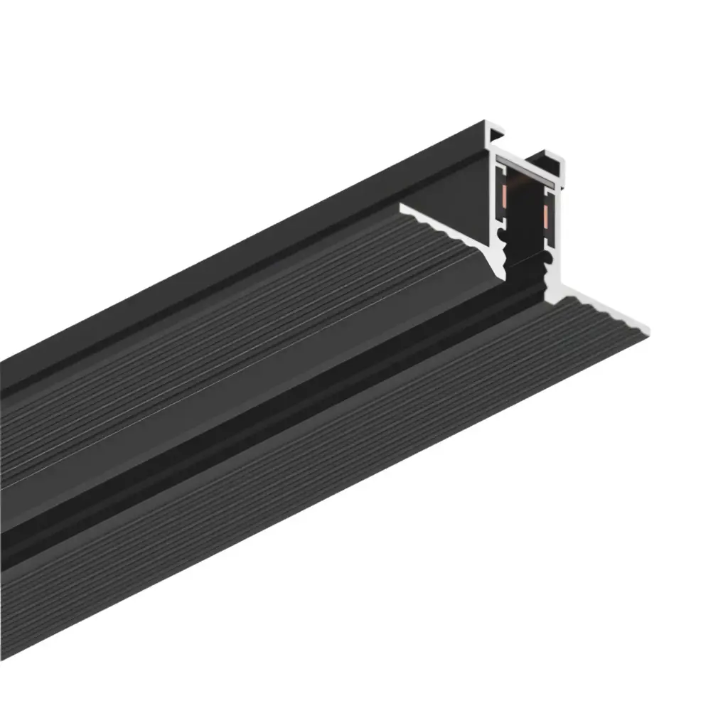 TOPE LED magnētiskā sistēma TEIDE, Zemapmetuma sliede 3m, melna