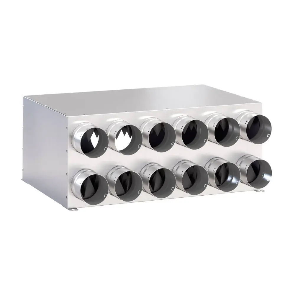 GAISA SADALES KOLEKTORS RPI d160-12x75mm IZOLĒTS