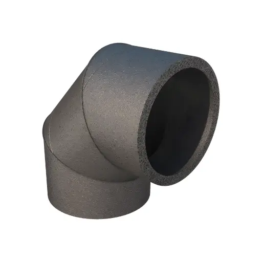 [188225] Aerfoam Polietilēns gaisa vada līkums 90* D160