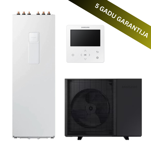 [HT 8kw/3f/260L/3f] Gaiss- ūdens siltumsūknis Samsung Mono HT 8kw 260L