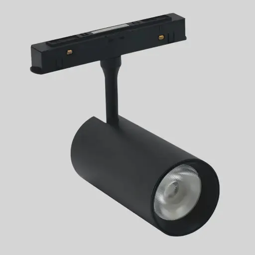 [6006000047] 12W melns LED diožu prožektorveida gaismeklis TAMPA 20W CRI>90, 4000K, Ø55x140mm. 