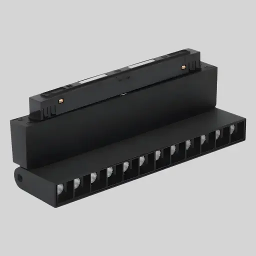 [6006000049] 12W 6W melns LED diožu prožektorveida gaismeklis regulējams TAMPA CRI>90, 4000K, 225x22x136mm. 