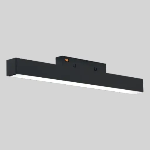 [6006000050] 12W melns lineārs LED gaismeklis TAMPA CRI>90, 4000K, 300x22x25mm. 