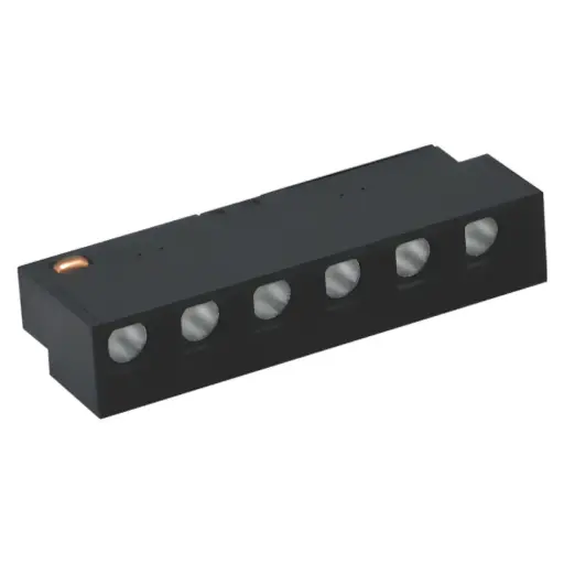 [6006000053] TOPE LED diožu prožektorveida gaismeklis TAMPA Grille Light, 6W, melns