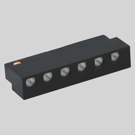 [6006000053] TOPE LED diožu prožektorveida gaismeklis TAMPA Grille Light, 6W, melns