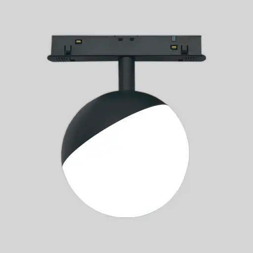 [6006000056] TOPE LED apaļš iekarināms gaismeklis TAMPA, 7W, Ø100, 28mm, melns