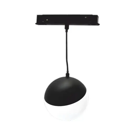 [6006000057] TOPE LED apaļš iekarināms gaismeklis TAMPA, 7W, Ø100, 85mm, melns