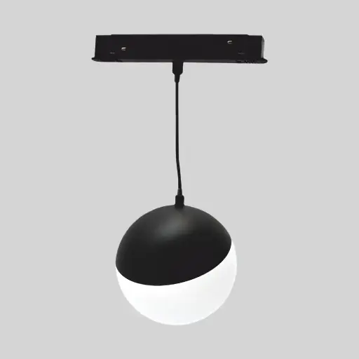 [6006000057] TOPE LED apaļš iekarināms gaismeklis TAMPA, 7W, Ø100, 85mm, melns