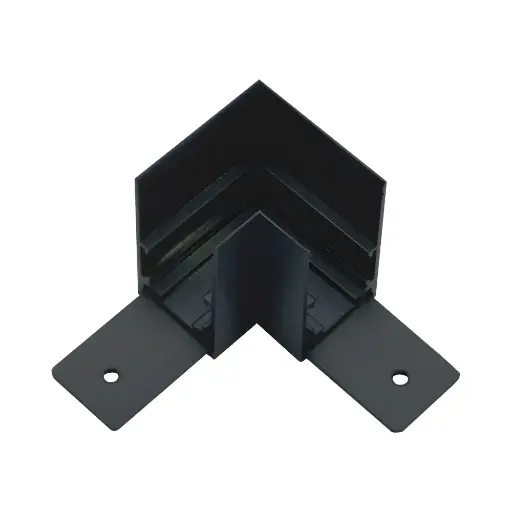 [6006100026] TOPE LED magnētiskā sistēma TAMPA, Virsapmetuma sliedes stūra savienotājs, melna