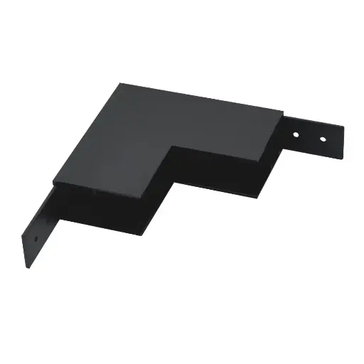 [6006100027] TOPE LED magnētiskā sistēma TAMPA, Virsapmetuma sliedes slēgtais stūra savienotājs, melns