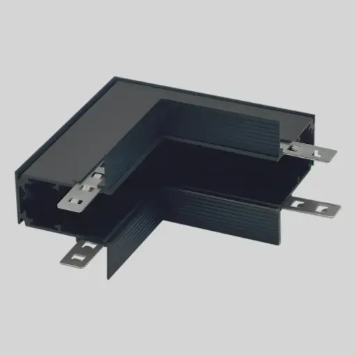 [6006100029] TOPE LED magnētiskā sistēma TAMPA, Zemapmetuma sliedes slēgtais stūra savienotājs