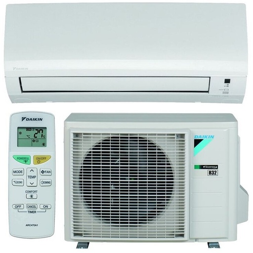 Daikin SENSIRA 3.3 kW komplekts ar bezvadu pulti 