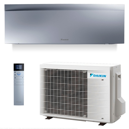 Daikin EMURA 2.0 kW komplekts ar bezvadu pulti. Sudraba