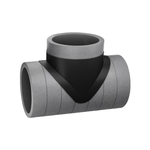 Heatpex izolēts gaisa vadu trejgabals D125mm EPS ADURO