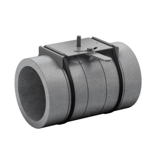 Heatpex izolēts gaisa vadu vārsts posms D125mm EPS ADURO