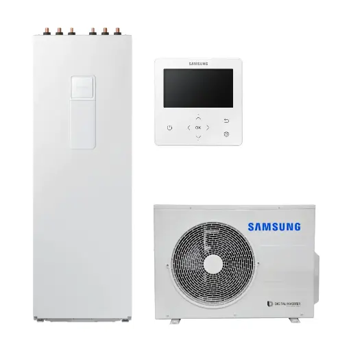 [AE050RXYDEG/EU_AE200CNWMEG/EU_MWR-WW10KN] Gaiss- ūdens siltumsūknis Samsung Mono 5kw 200L S1 1f