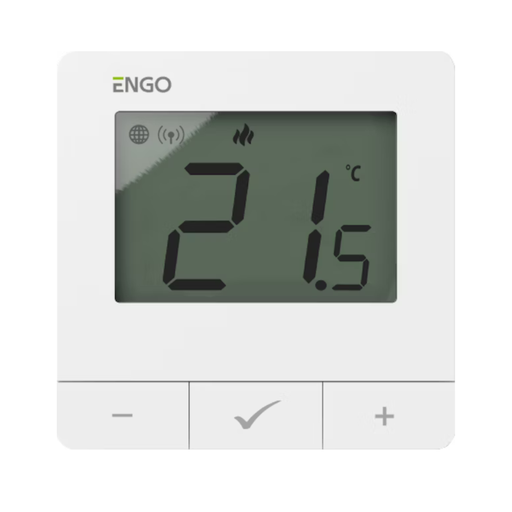 [E25-BATW] ENGO Telpas termostats E25-230W ZIGBEE/868MHz 230V Balts