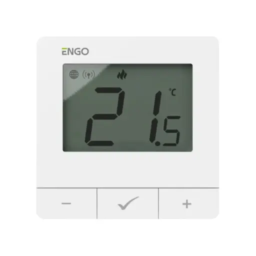 [E25-BATW] ENGO Telpas termostats E25-230W ZIGBEE/868MHz 230V Balts