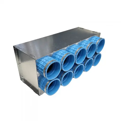 [LOK-H D200-10x90mm E-R] Gaisa sadales kolektors LOK-H 10x90x200 mm