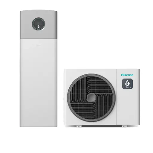 [AHW-100HCDS1 / AHS-100HCDSAA-23] Gaiss- ūdens siltumsūknis Hisense Split 10kw 230L 3f