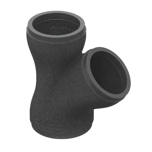 [0000-4995] Duco pārejas savienotājs divzonu vārstiem (Ø180 uz 2× Ø160)