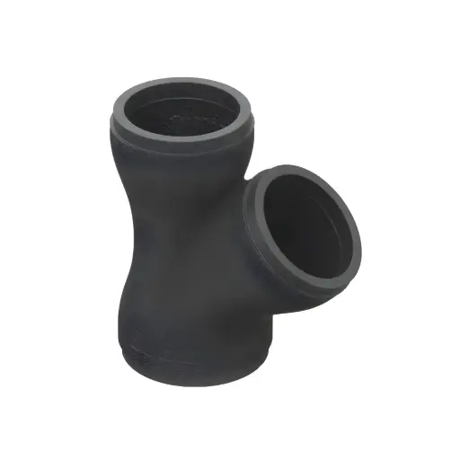 [0000-4995] Pārejas savienotājs Duco (Ø180 uz 2× Ø160) divzonu vārstiem