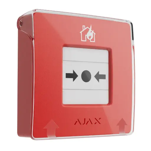 [367311741] Ajax Manual Call Point (Red) (8EU) ASP, Sarkans