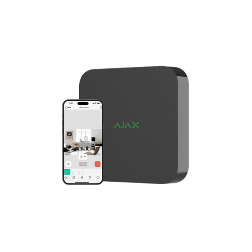 [367311237] Ajax NVR (16 kanāli) (8EU) ASP Melns