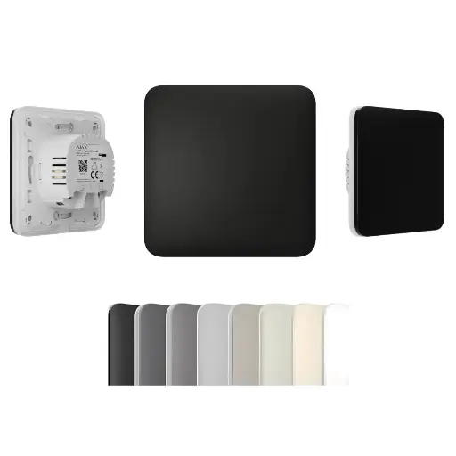 [367309069] Ajax SoloButton (1-gang/2-way) [55] GRAPHITE