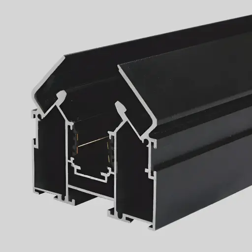 [6006100049] TOPE LED magnētiskā sistēma TAMPA, sliede iestieptiem griestiem, melna