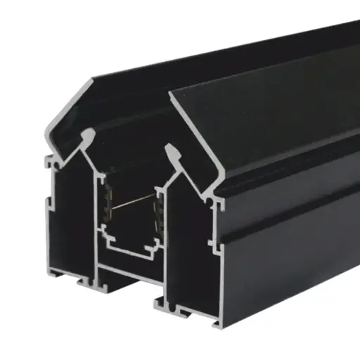 [6006100049] TOPE LED magnētiskā sistēma TAMPA, sliede iestieptiem griestiem, melna