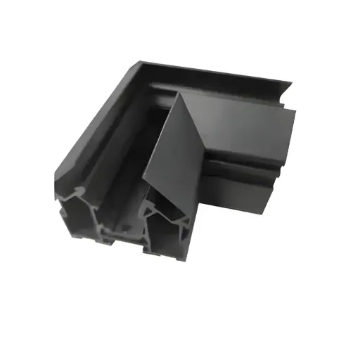 [6006100050] TOPE LED magnētiskā sistēma TAMPA, sliedes līkums iestieptiem griestiem, melna