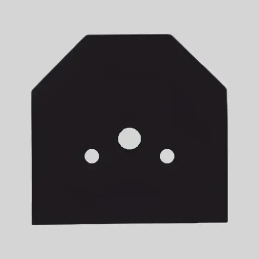 [6006100053] TOPE LED magnētiskā sistēma TAMPA, iestiepto griestu sliedes gala nosegvāciņi, melns