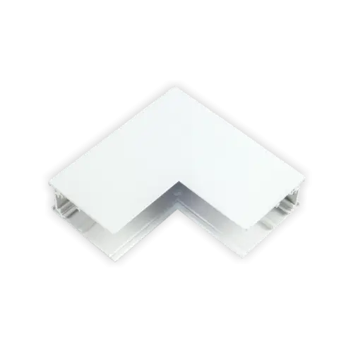 [6006100042] TOPE LED magnētiskā sistēma TAMPA, Virsapmetuma sliedes slēgtais stūra savienotājs, balts