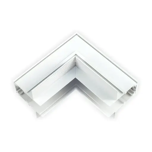 [6006100044] TOPE LED magnētiskā sistēma TAMPA, Zemapmetuma sliedes slēgtais stūra savienotājs, balts