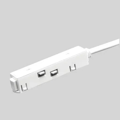 [6006100037] LED magnētiskā sistēma TAMPA, Ieejas vadītājs (ārējai draivera pieslēgšanai), balts