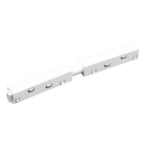 [6006100039] TOPE LED magnētiskā sistēma TAMPA, Savstarpējas savienošanas caurvadīšnas modulis, taisns, balts