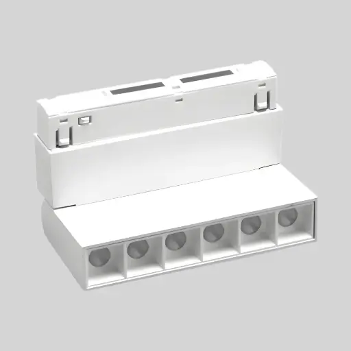 [6006000062] TOPE LED diožu prožektorveida regulējams gaismeklis TAMPA Grille Light, 6W, balts