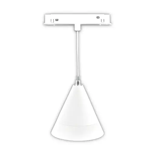 [6006000072] TOPE LED  trīsstūrveida iekarināms gaismeklis TAMPA, 5W, balts