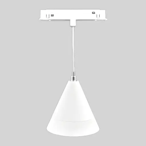 [6006000072] TOPE LED  trīsstūrveida iekarināms gaismeklis TAMPA, 5W, balts
