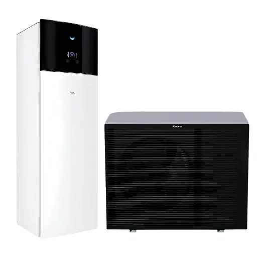 [ELVX12S23E9W_ERRA12EW1] Daikin gaiss-ūdens siltumsūknis 12kW ar iebūvētu KŪ tvertni 230l, 9kW tens 