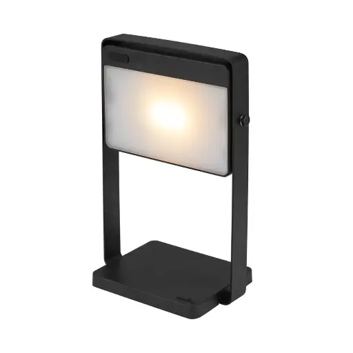 [2418035003] Led pārnēsājams solārais gaismeklis NORDLUX SAULIO 3.5W 200lm, melns