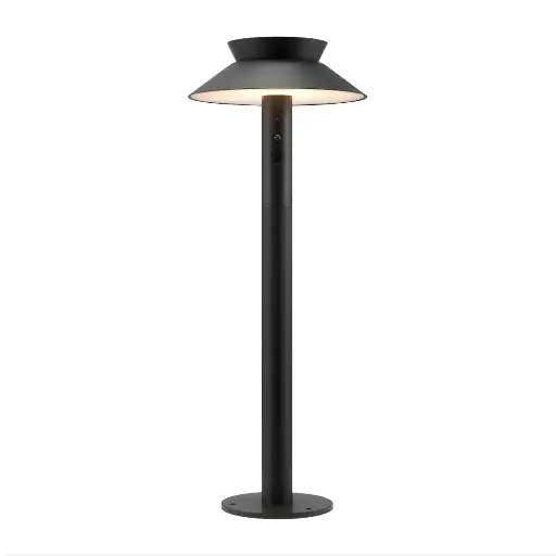 [2418098003] Led dārza solārais gaismeklis NORDLUX JUSTINA 5W 400lm, melns