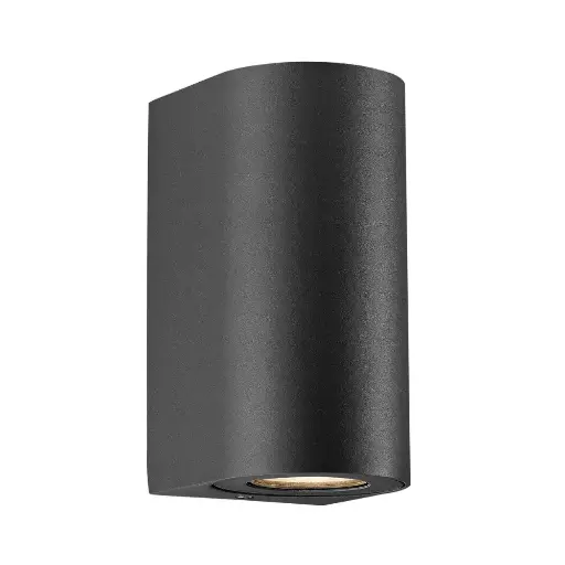 [49721203] Led fasādes gaismeklis NORDLUX CANTO MAXI 2, 28W GU10, jūras melns